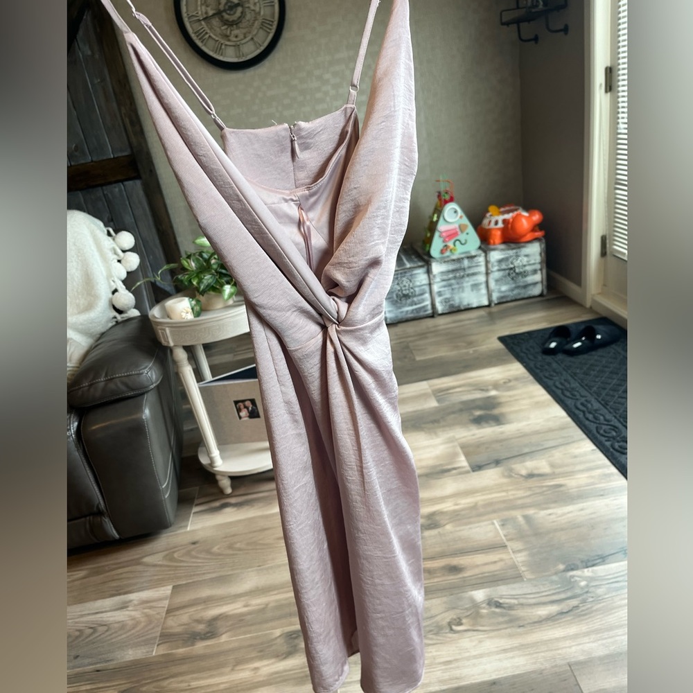 Express pink champagne dress. Size 4.